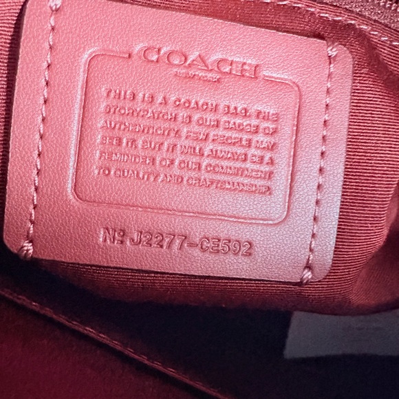 Coach Brown Satchel with Colorful Patches - Picture 8 of 8